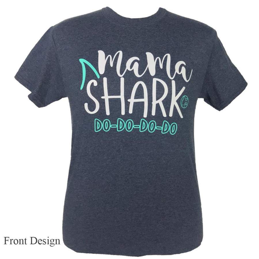 Bjaxx Lilly Paige Mama Shark Do-Do-Do-Do Girlie Bright T Shirt