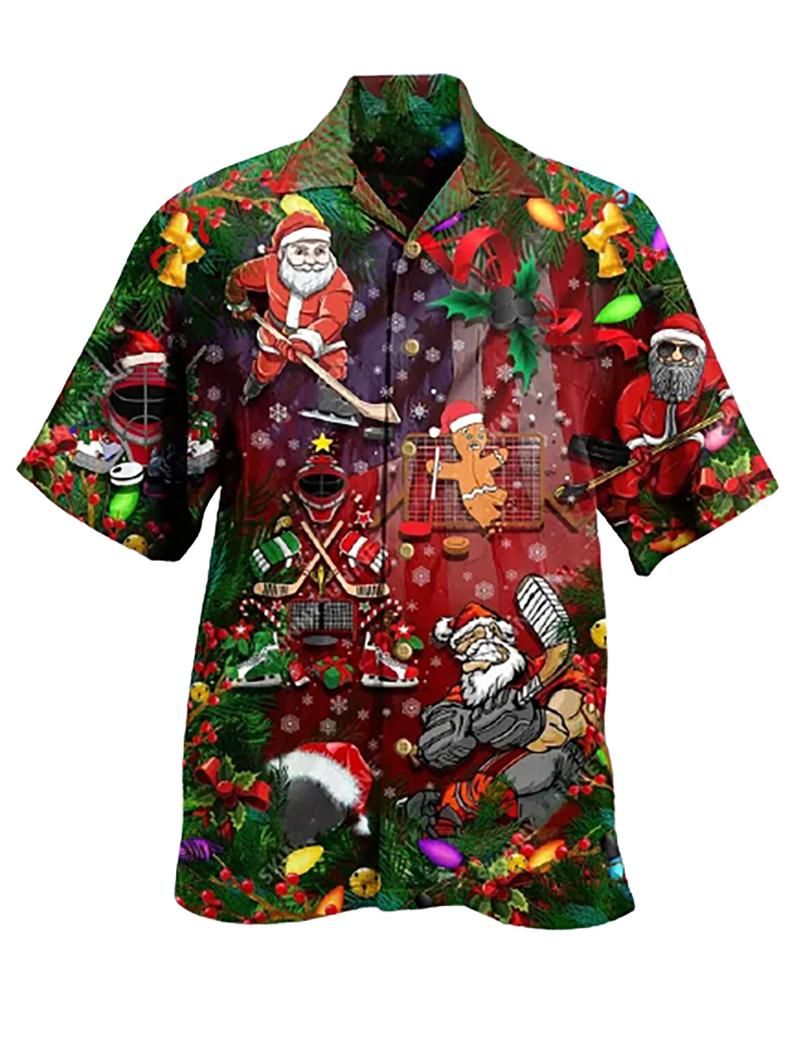 Holiday Christmas Multicolor Amazing Design Hawaii Shirt Ha35467