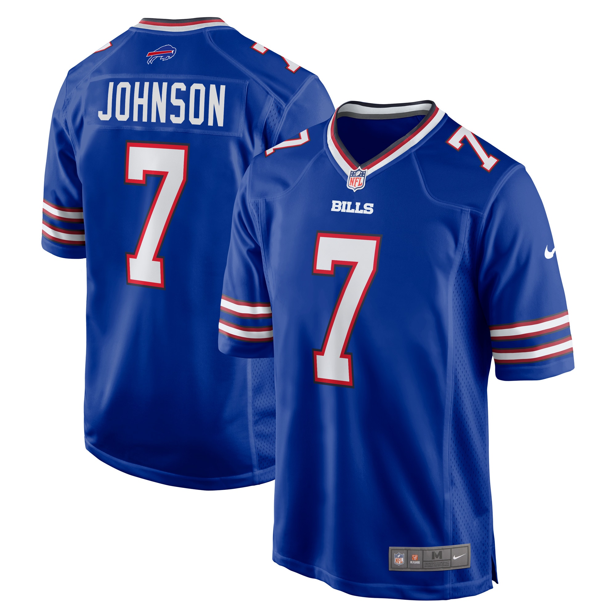 Taron Johnson Buffalo Bills Game Jersey – Royal