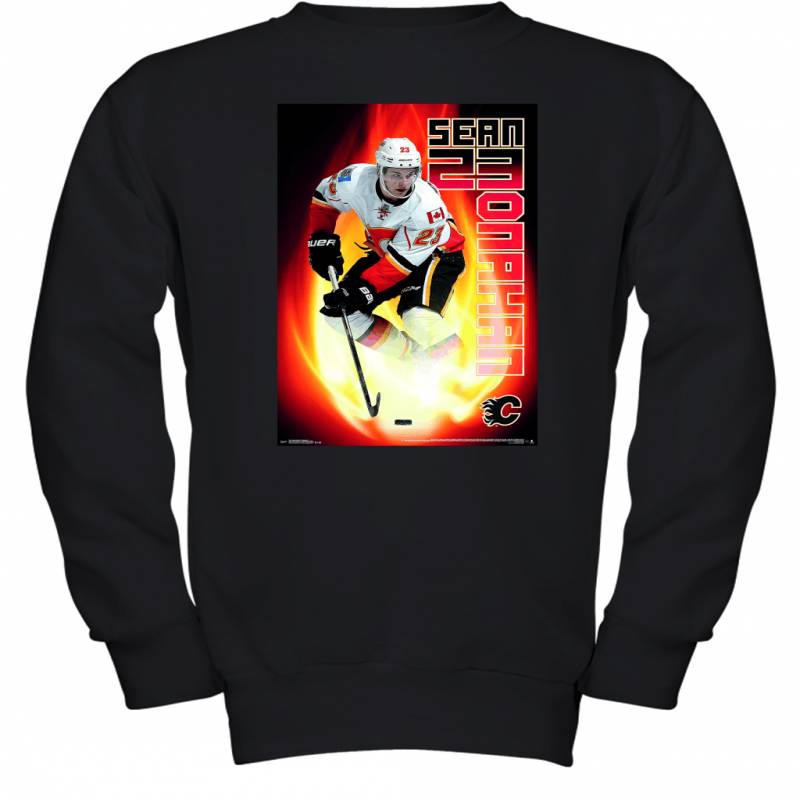 International Calgary Flames Sean Monahan Premium Wall Youth Sweatshirt