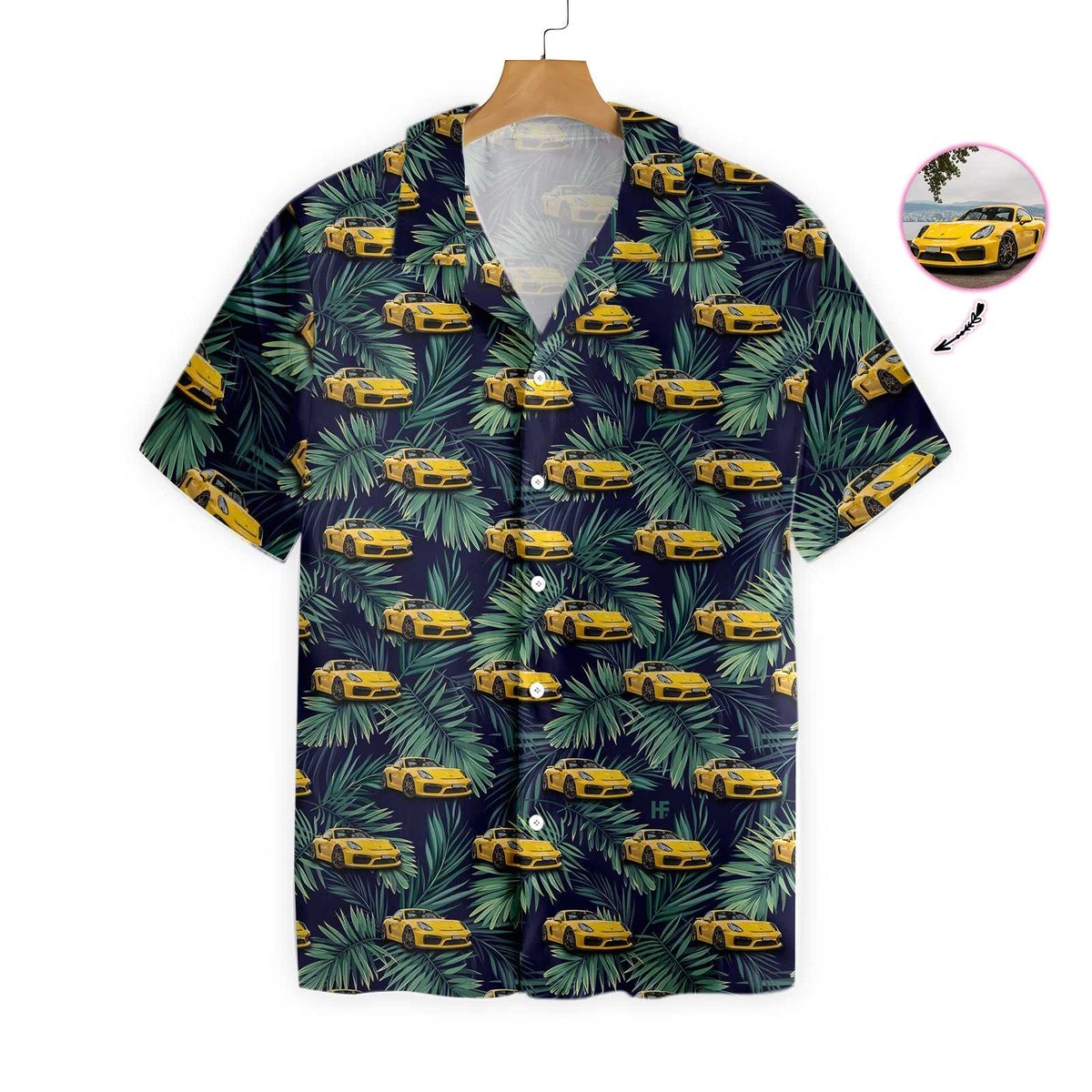 Tropical Car Custom Photo Hawaii Shirt For Men Women Adult Ha97173