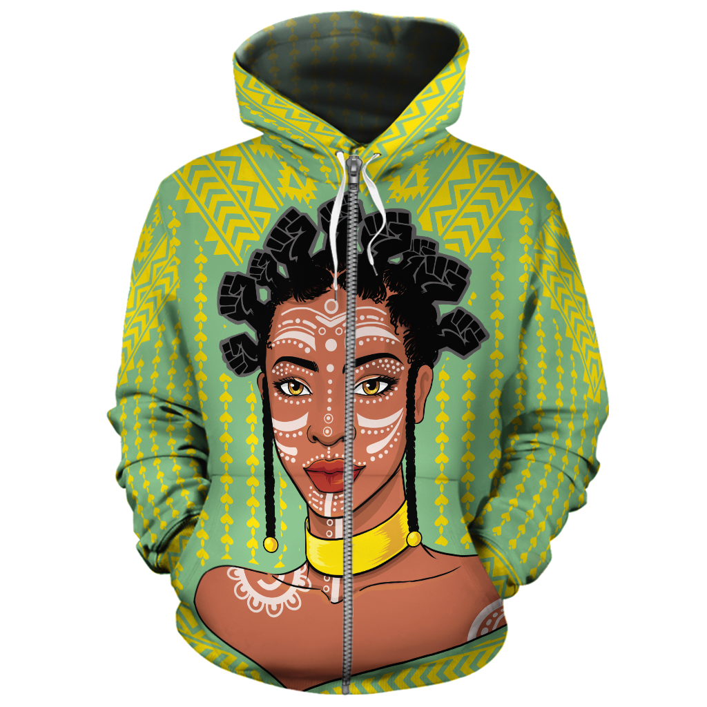 Greek Life Hoodie – Melanin Beauty Zip Hoodie