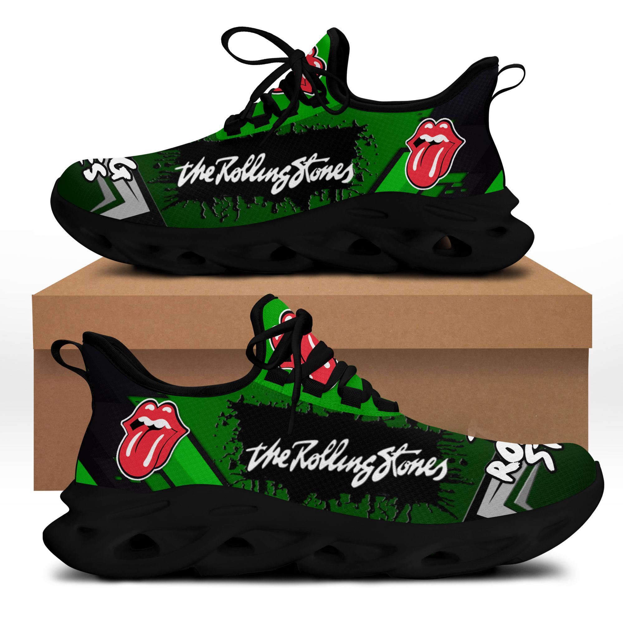 The Rolling Stones NTH-HL BS Running Shoes Ver 3 (Green)