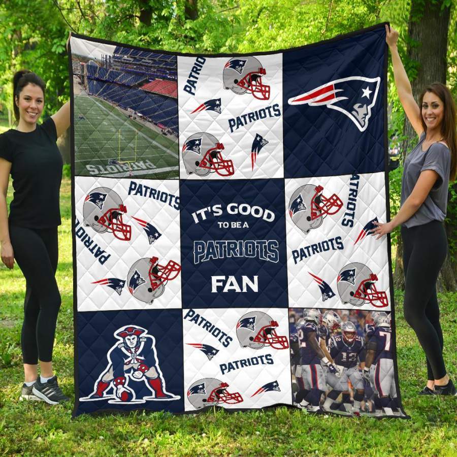 It’s Good To Be A New England Patriots Fan Quilt