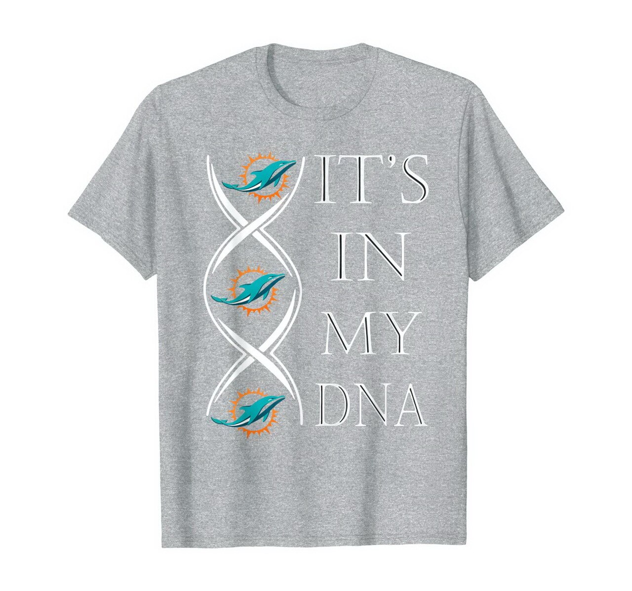 Its In My Dna Football Team Miami-Dolphin Fan T-Shirt New