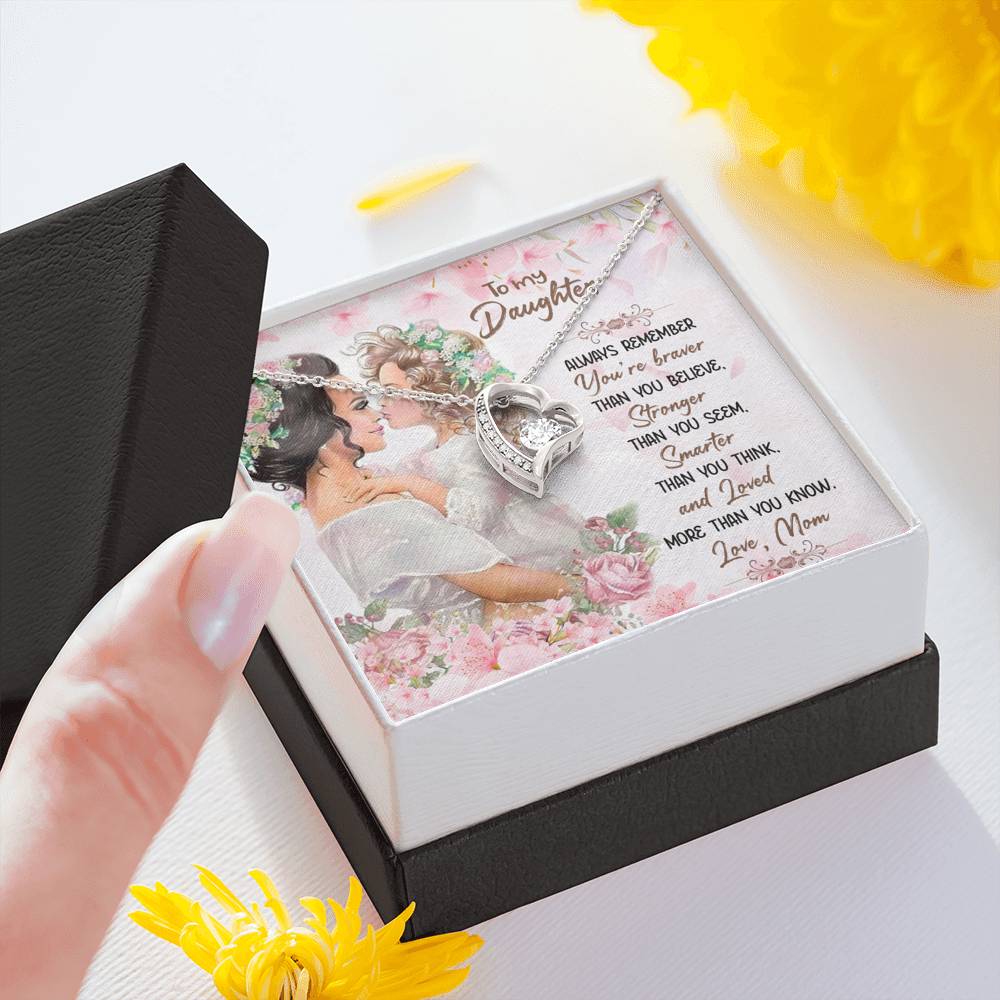 Always Remember Daughter Necklace Chickberry Shop