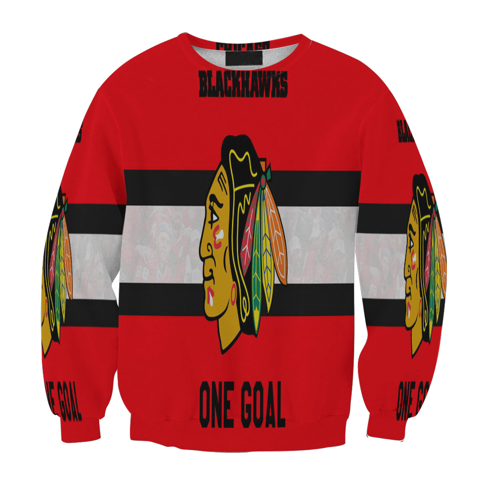 Chicago Blackhawks One Goal Gift For Fan 3D Full Printing Sweatshirt