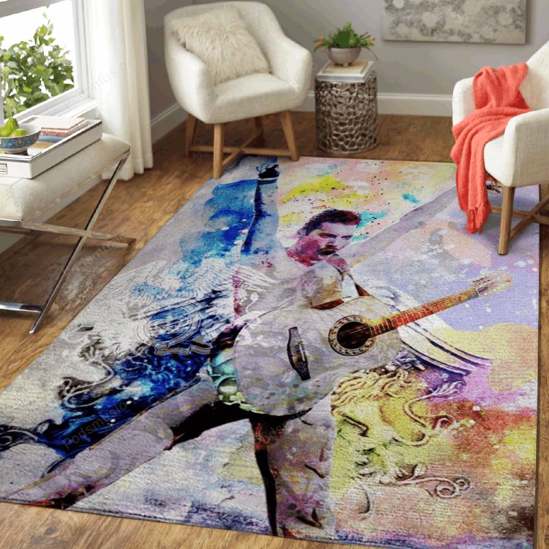 Freddie Mercury – Queen – Music Art For Fans Area Rug Carpet