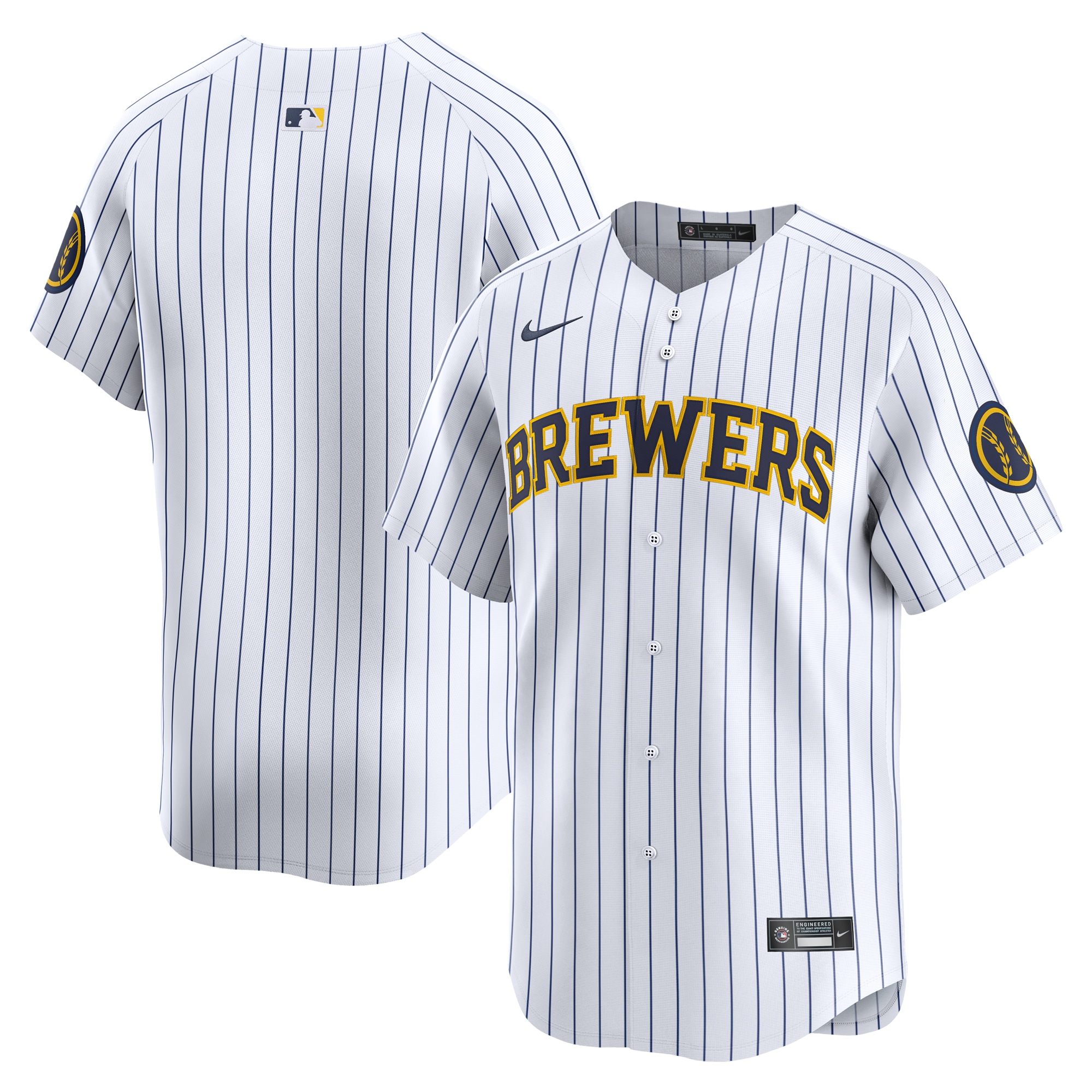 Milwaukee Brewers Alternate Limited Jersey  White