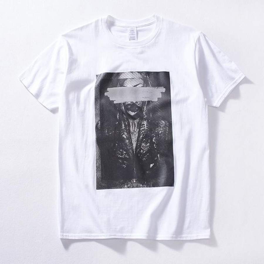 New Men Cotton Trendy Printed Summer T-shirt Short Sleeve Street wear Male Hip Hop Top Tees