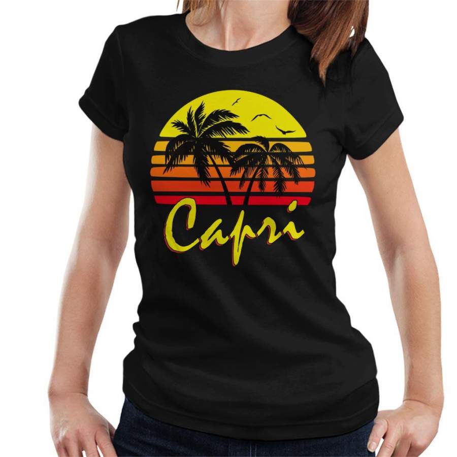 Capri Vintage Sun Women’s T-Shirt