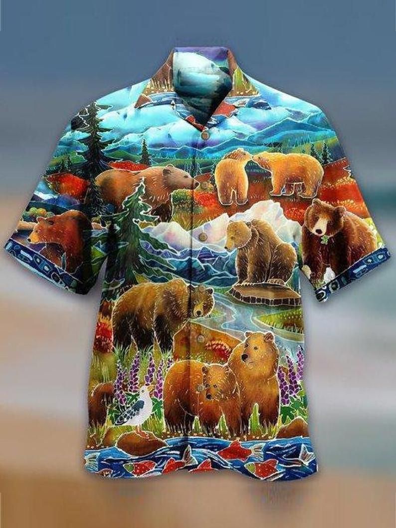 Bears Multicolor Amazing Design Hawaii Shirt Ha103624