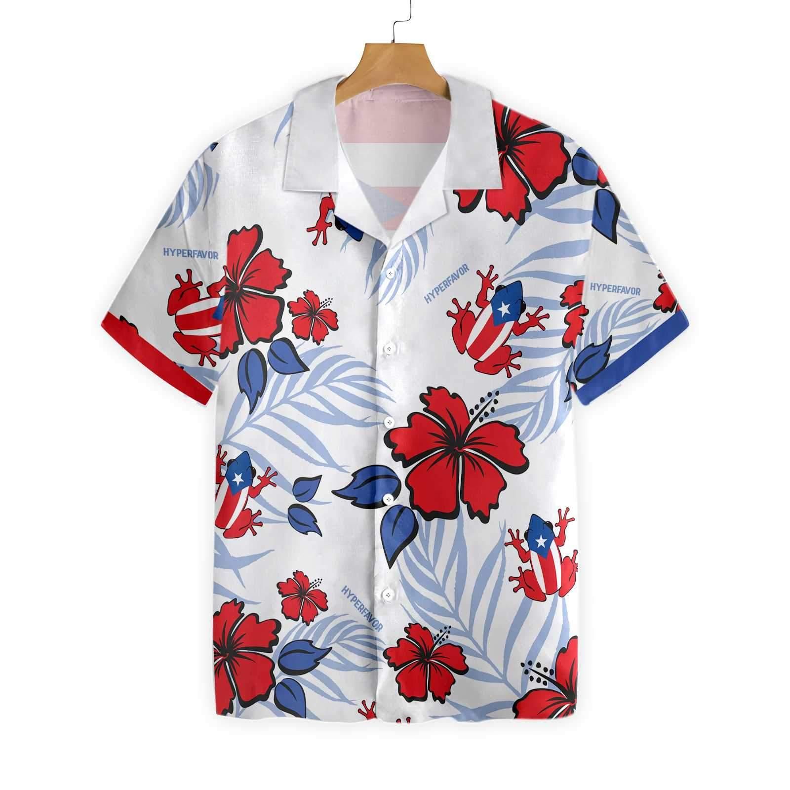 Puerto Rico Common Flag 1104 Hawaii Shirt Ha6706