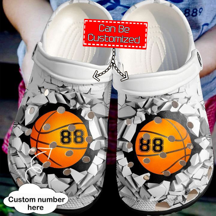 Basketball Personalized Broken Wall clog Shoes Basketball