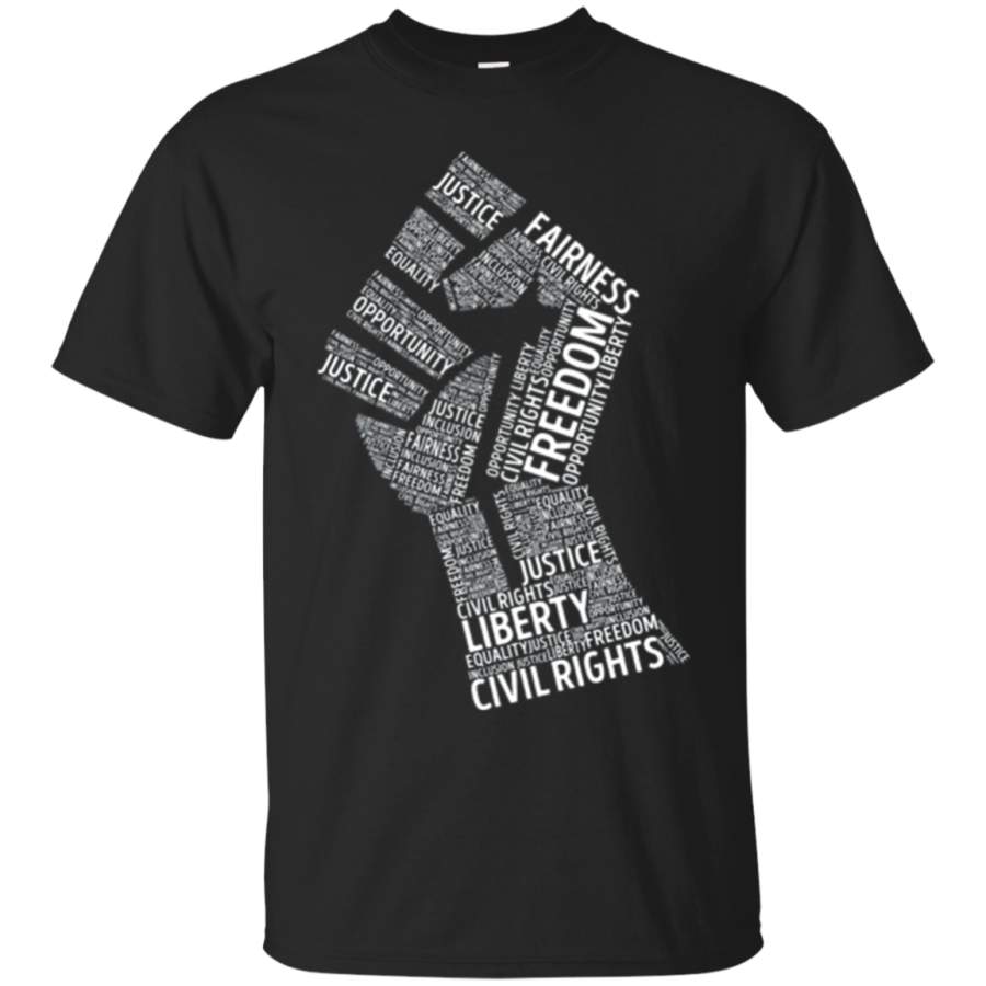 ‘Civil Rights Black Power ‘ Civil Rights Justice Shirt