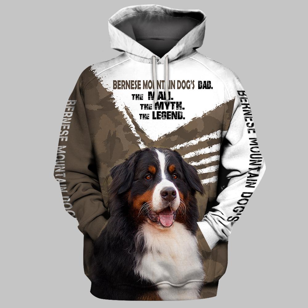 Bernese Mountain Dog The Man 3D Full Printing