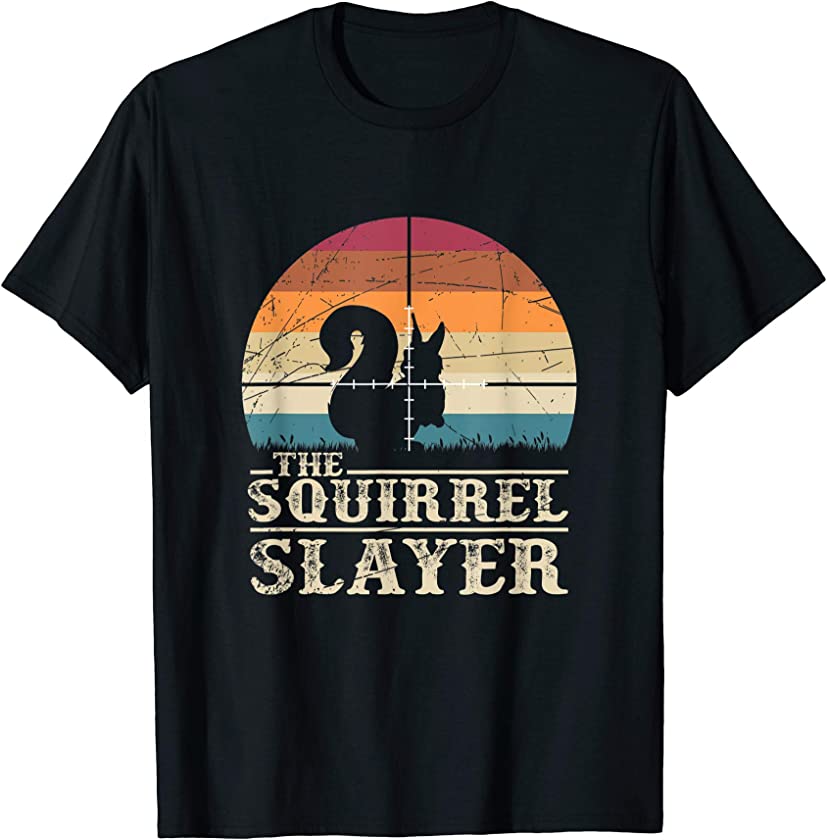 Squirrel Hunter Zoo Animal Hunting Gift Squirrel T-Shirt