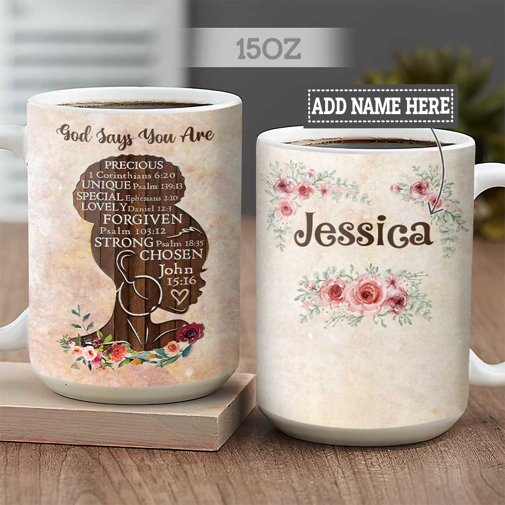 Personalized Melanin Queen Acaa1307002Z Full Color Ceramic Mug