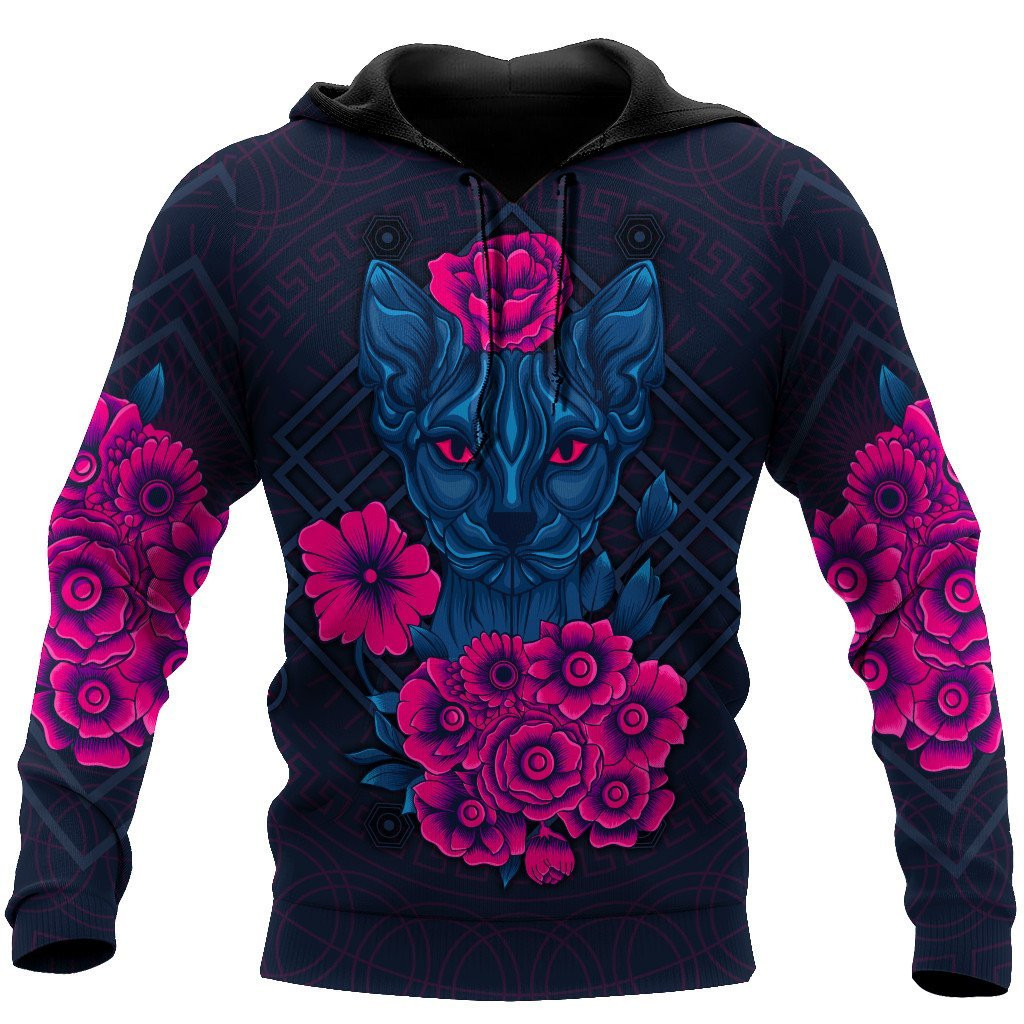 Shpynx & Flower Tattoos 3D All Over Printed Shirt & Short For Men And Women Pl