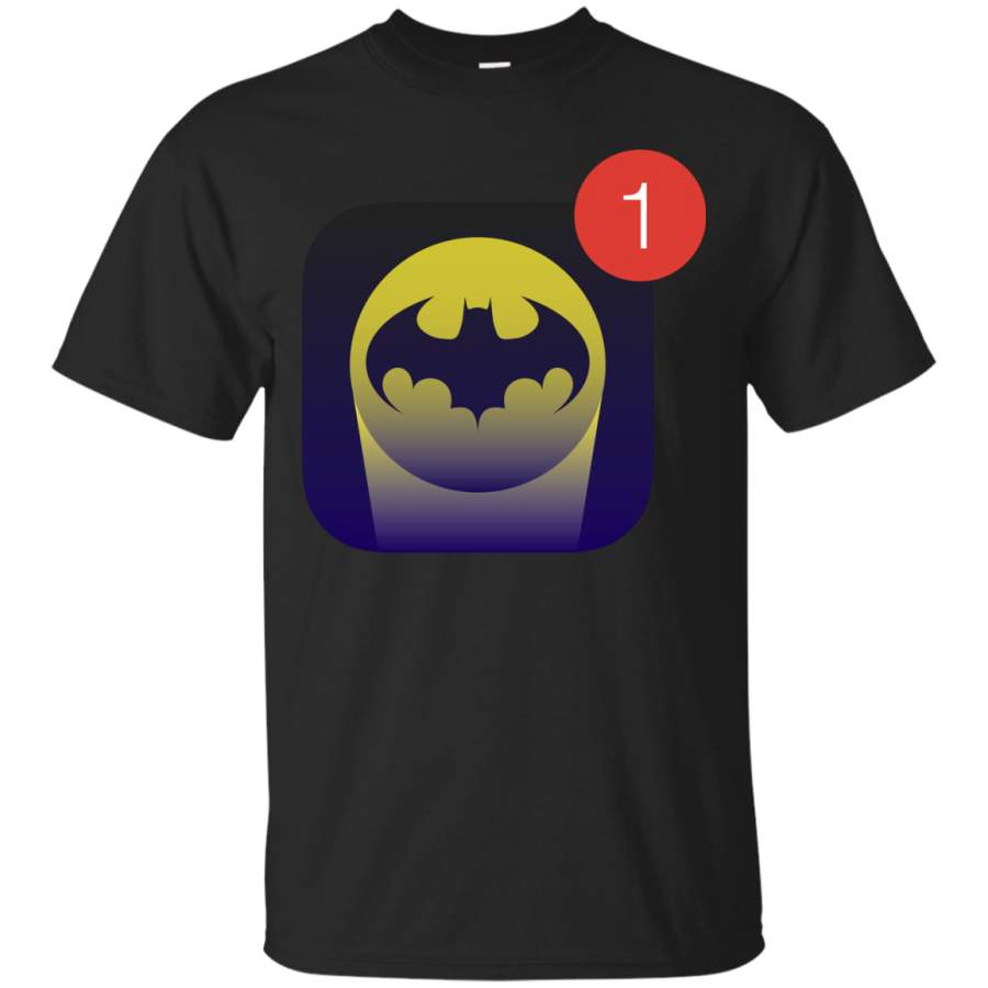 BATMAN – Bat signal notification retro T Shirt & Hoodie