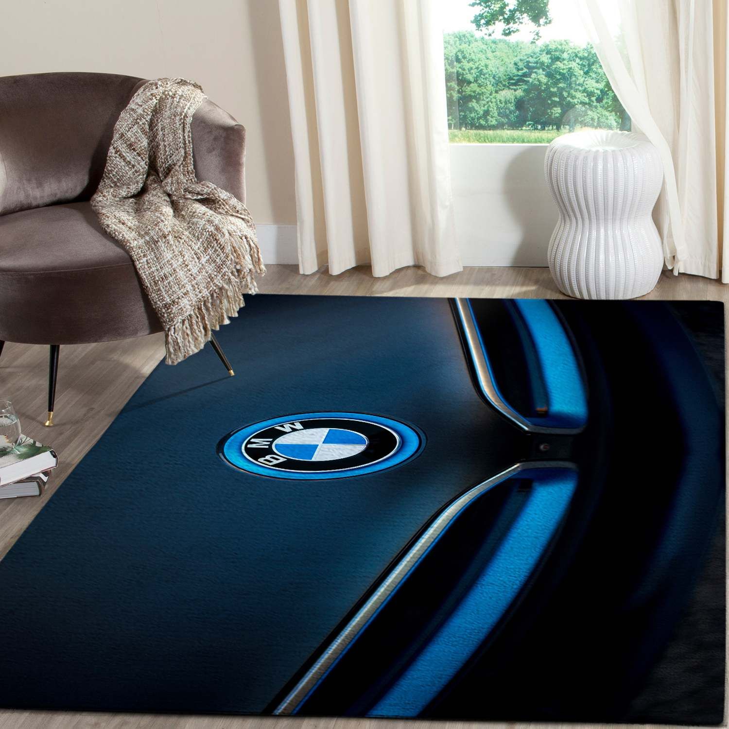 BMW Logo SuperCars Area Rugs Living Room Carpet FN151215 Local Brands Floor Decor