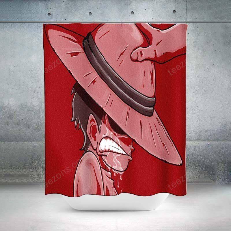 Monkey D. Luffy Shower Curtain One Piece 3D Printed Shower Curtain PoshmarkStore