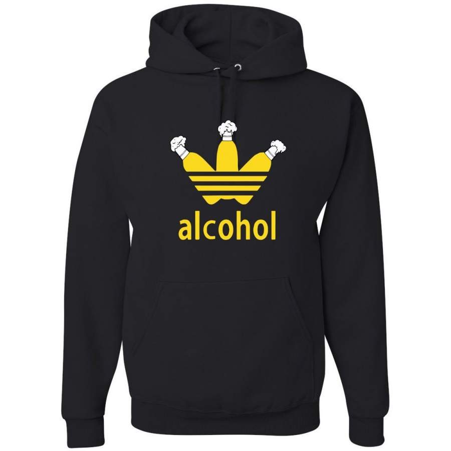 Alcohol Sports Parody Drinking Graphic Hoodie Sweatshirt