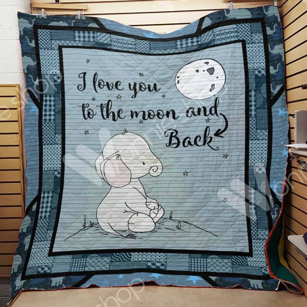 Lalasea Elephant 3D Customized Quilt Blanket Esr243