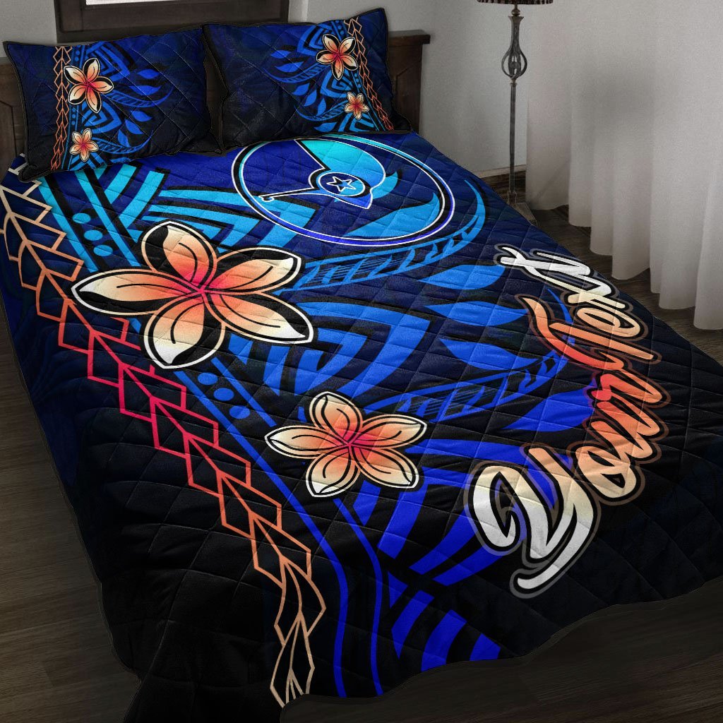 Yap Custom Personalised Quilt Bed Set – Vintage Tribal Mountain – BN11