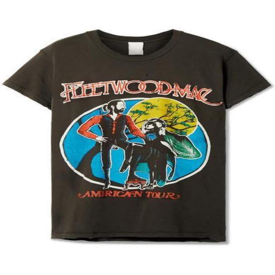 YPS Fleetwood Mac Printed Distressed Cotton-jersey T-shirt