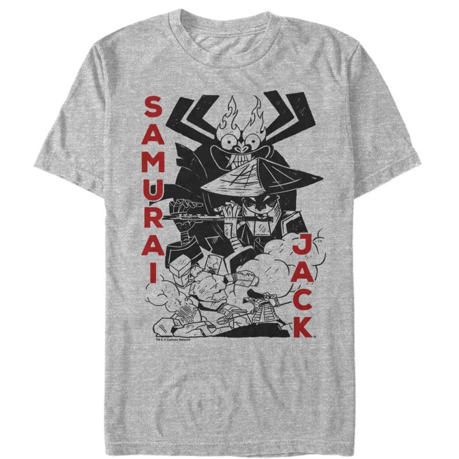 Samurai Jack Men’s Scaramouche Scene T-Shirt