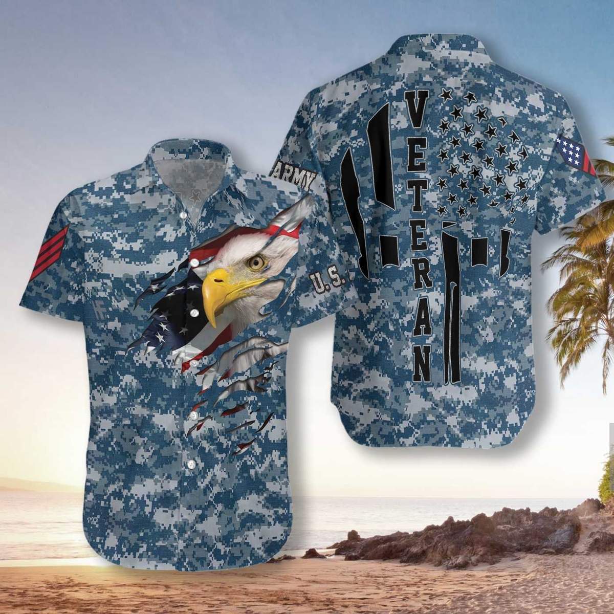 Veteran Proud Us Navy Unisex Hawaiian Shirt | Unisex | Adult | Hw2589