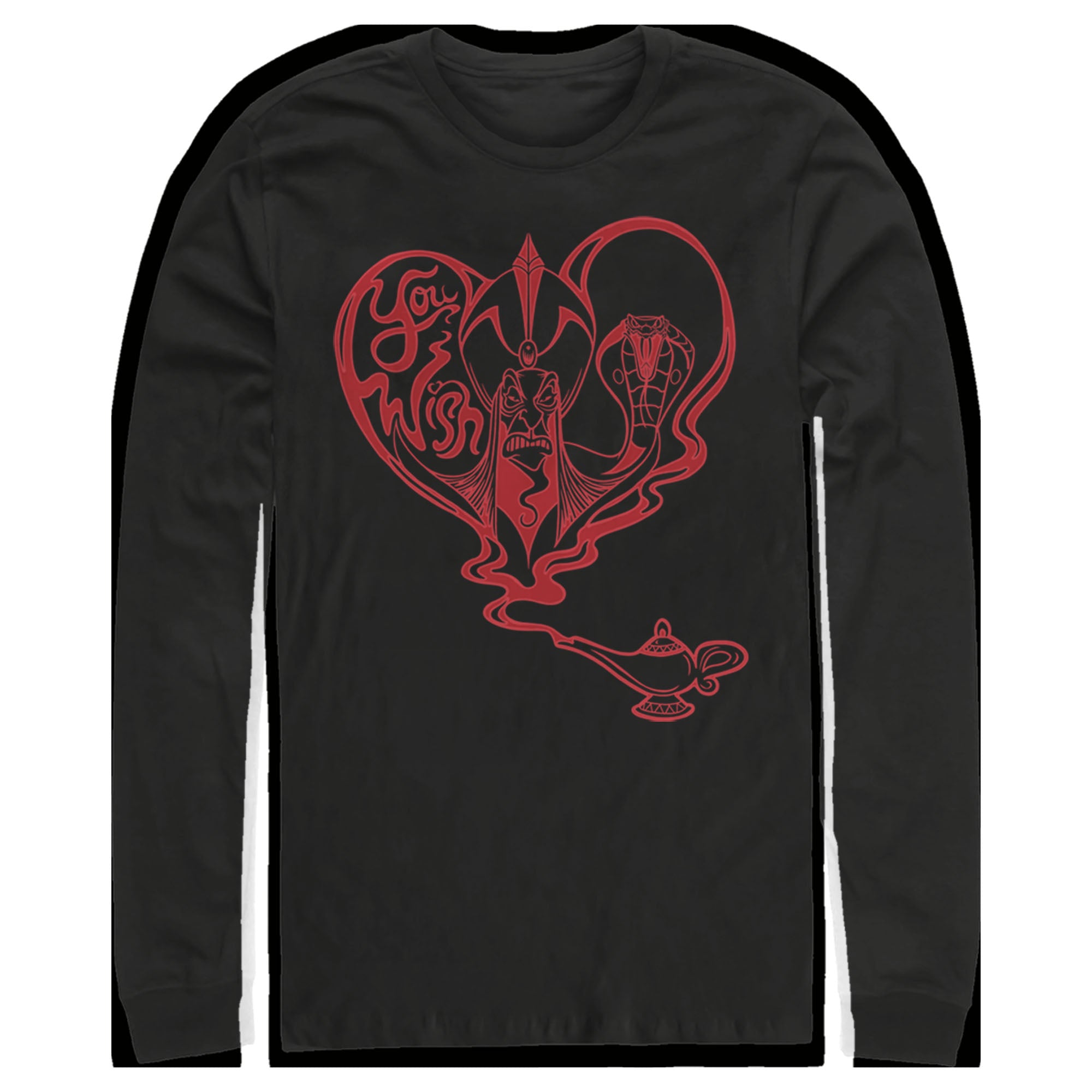 Men’S Aladdin Jafar Valentine’S Day You Wish Long Sleeve Shirt