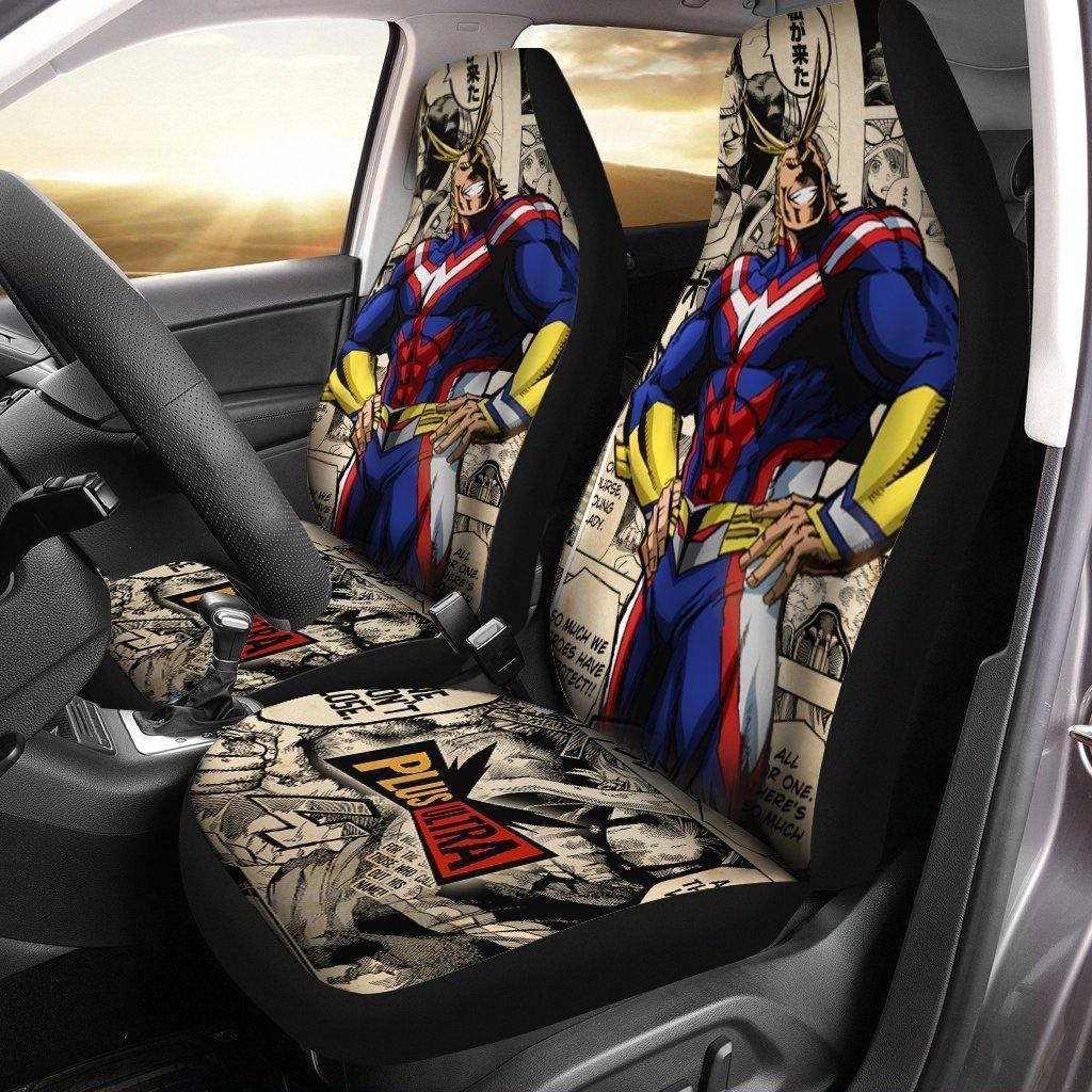 All Might Mix Manga Car Seat Covers Anime My Hero Academia