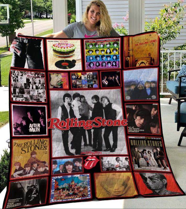 The Rolling Stones Quilt Blanket-Hao1