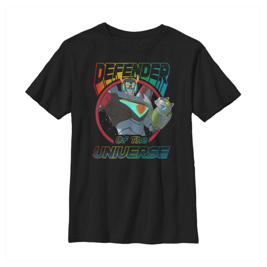 Voltron: Legendary Defender Boy’s Retro Defender of the Universe  T Shirt