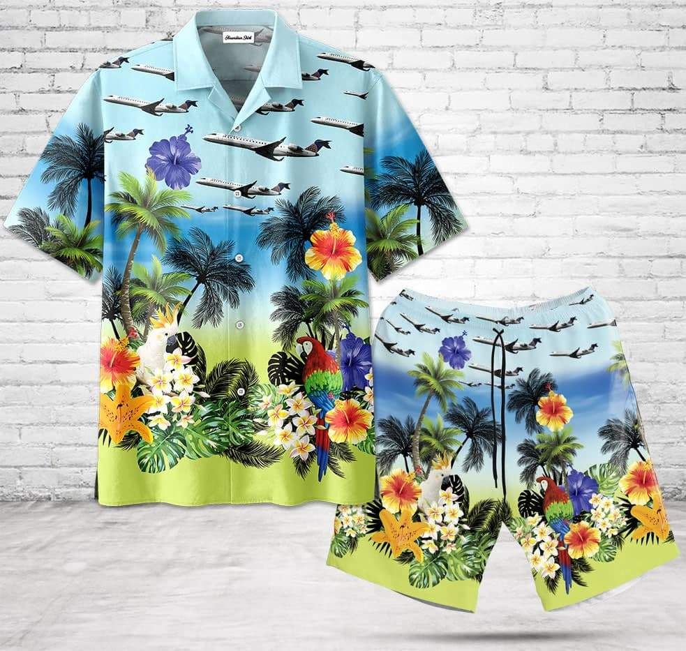 Bombardier Hawaii Shirts Or Beach Shorts Dh Ha72404