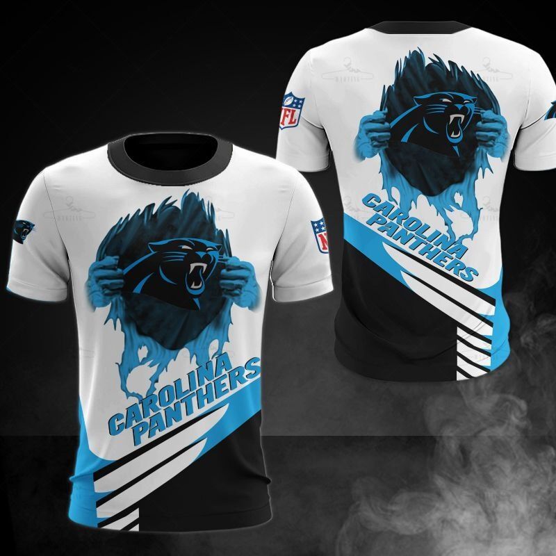 Carolina Panthers T-Shirt Cool Graphic Gift For Men