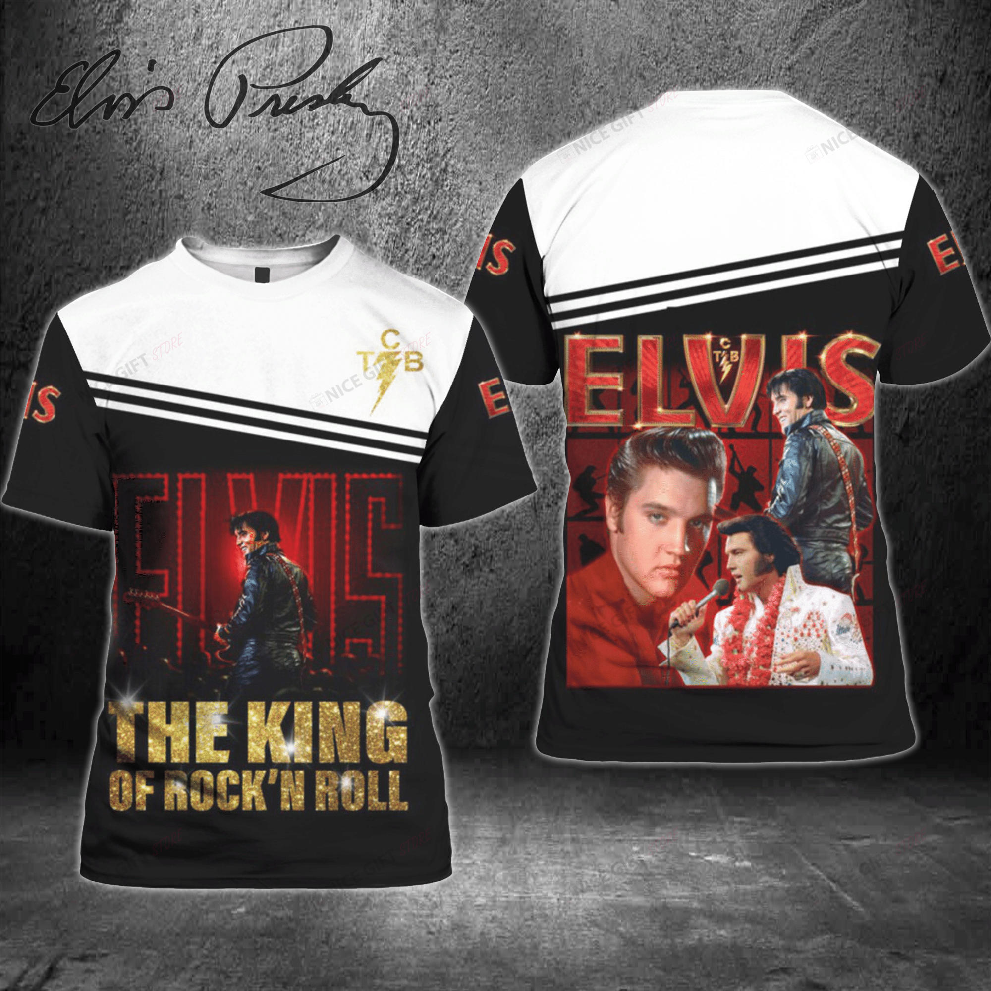 Elvis Presley 3D T-Shirt 3Ts-C9V4