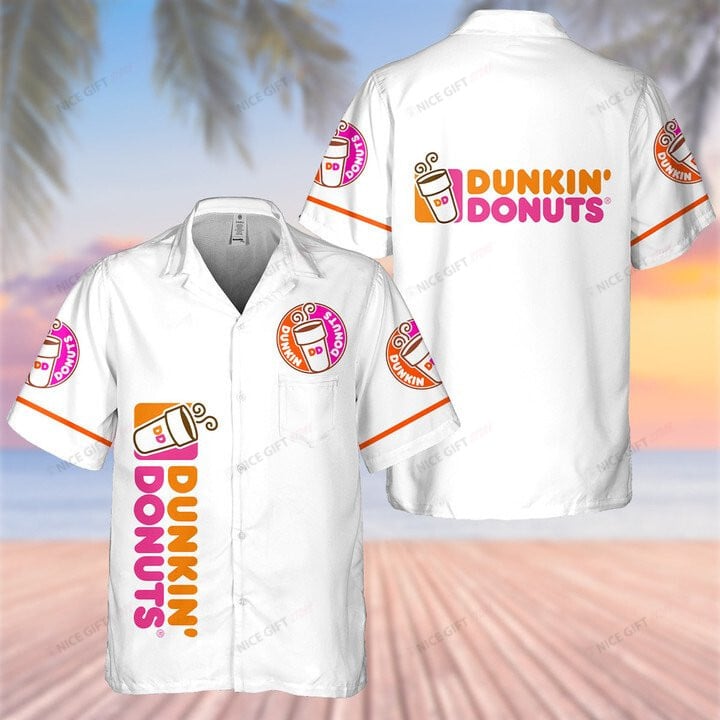 Dunkin Donuts Hawaiian Shirt 3Hs-H9H2