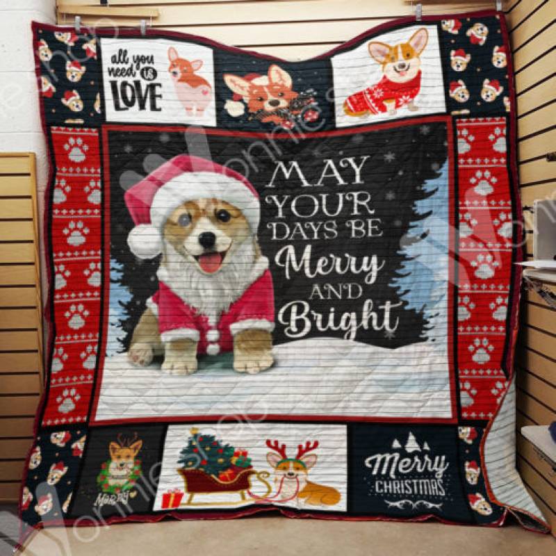 Corgi Dog Christmas Blanket AU2001 85O39