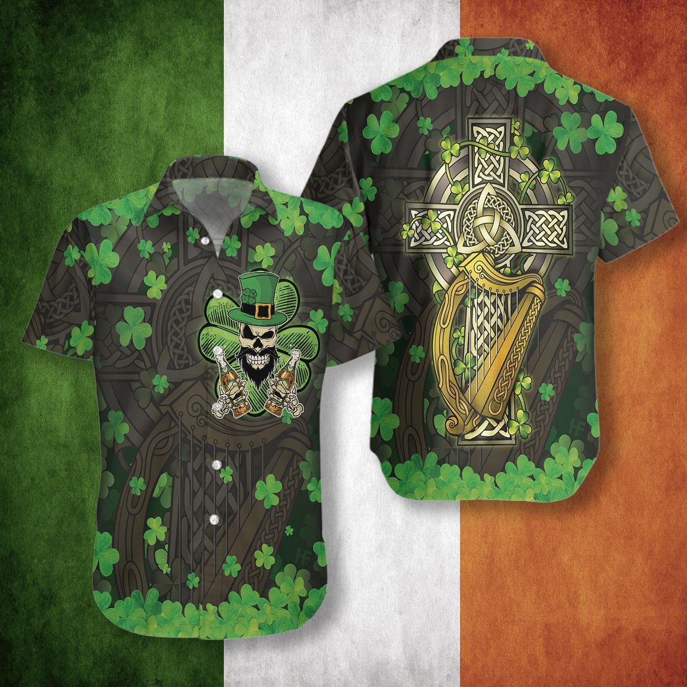 The Celtic Cross Hawaii Shirt Ha43074