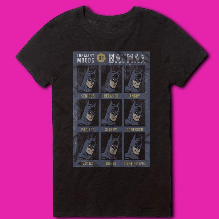 The Many Moods Of Batman Women’S T Shirt