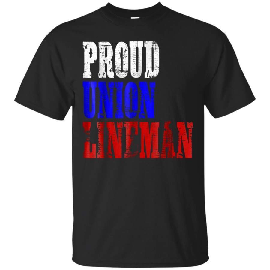 AGR Union Strong  Solidarity Tshirt Proud Union Lineman Jaq T-shirt