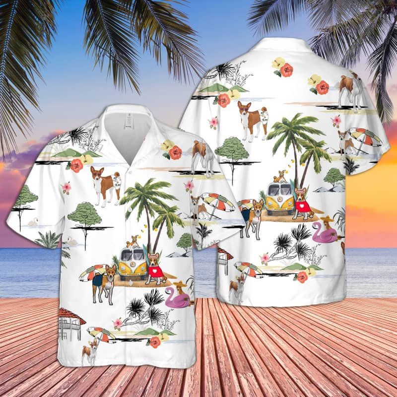 Felacia Unisex Basenji Beach Hawaii Shirt Ha16236