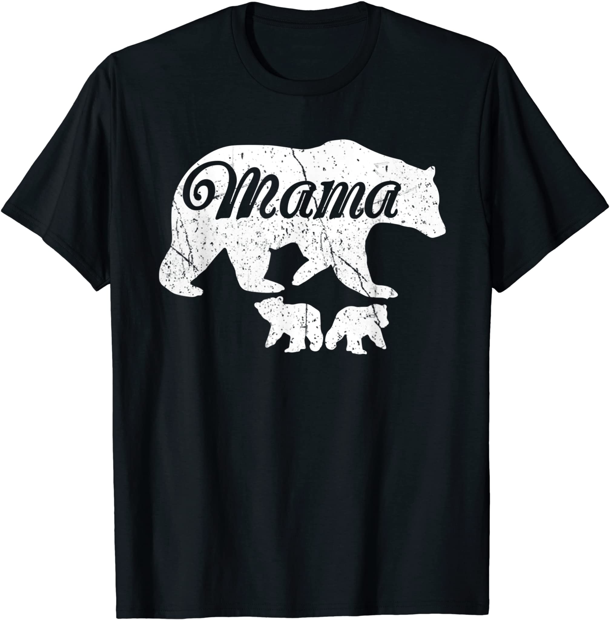 Mama Bear T Shirt With Two Cubs – Mothers Day Mom T-Shirt