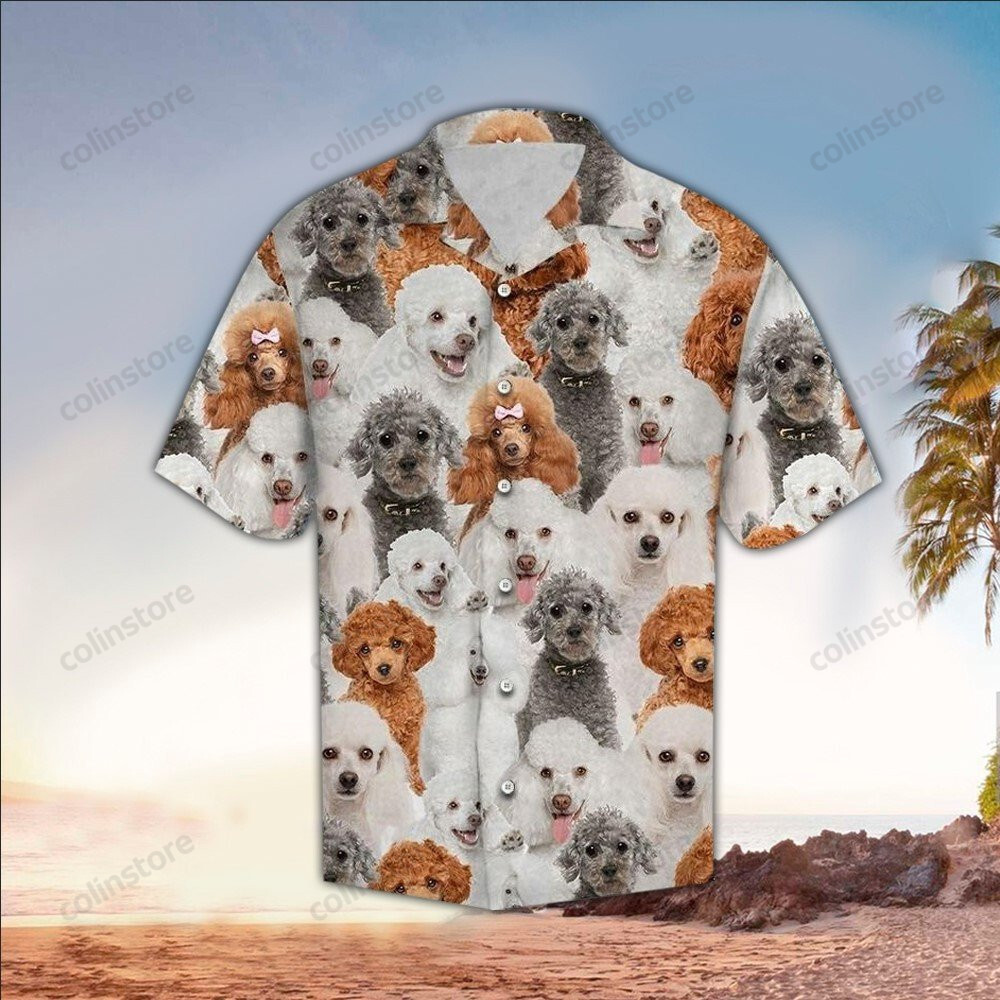 Poodle Hawaii Shirt For Aloha Ha22337