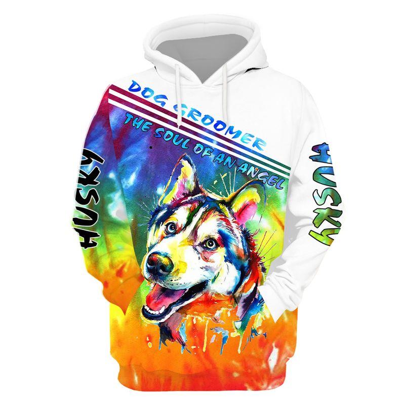 Gifts For Dog Lovers 3D Print Husky  Adult Unisex