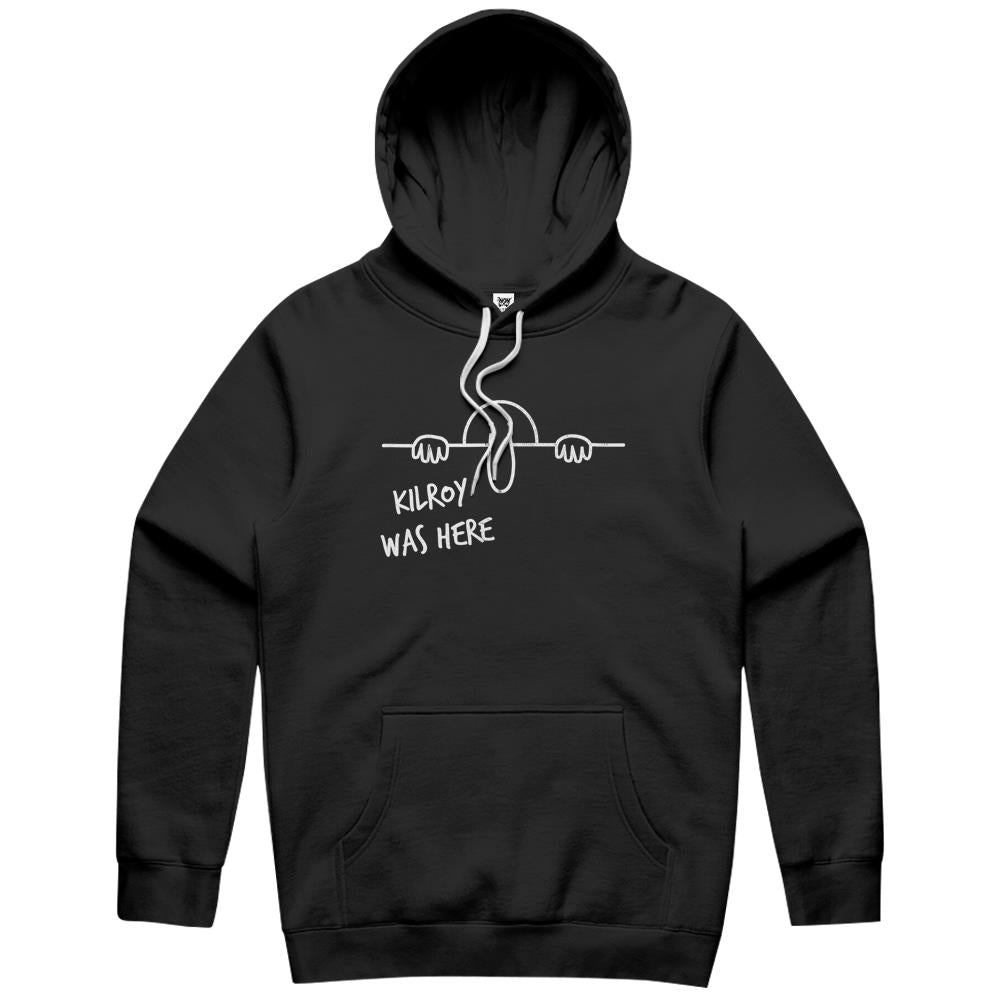 Vintage Kilroy Was Here Hoodie