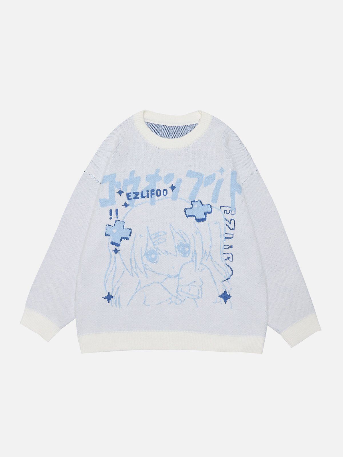 Talishko™ – Cartoon Girl Print Sweater